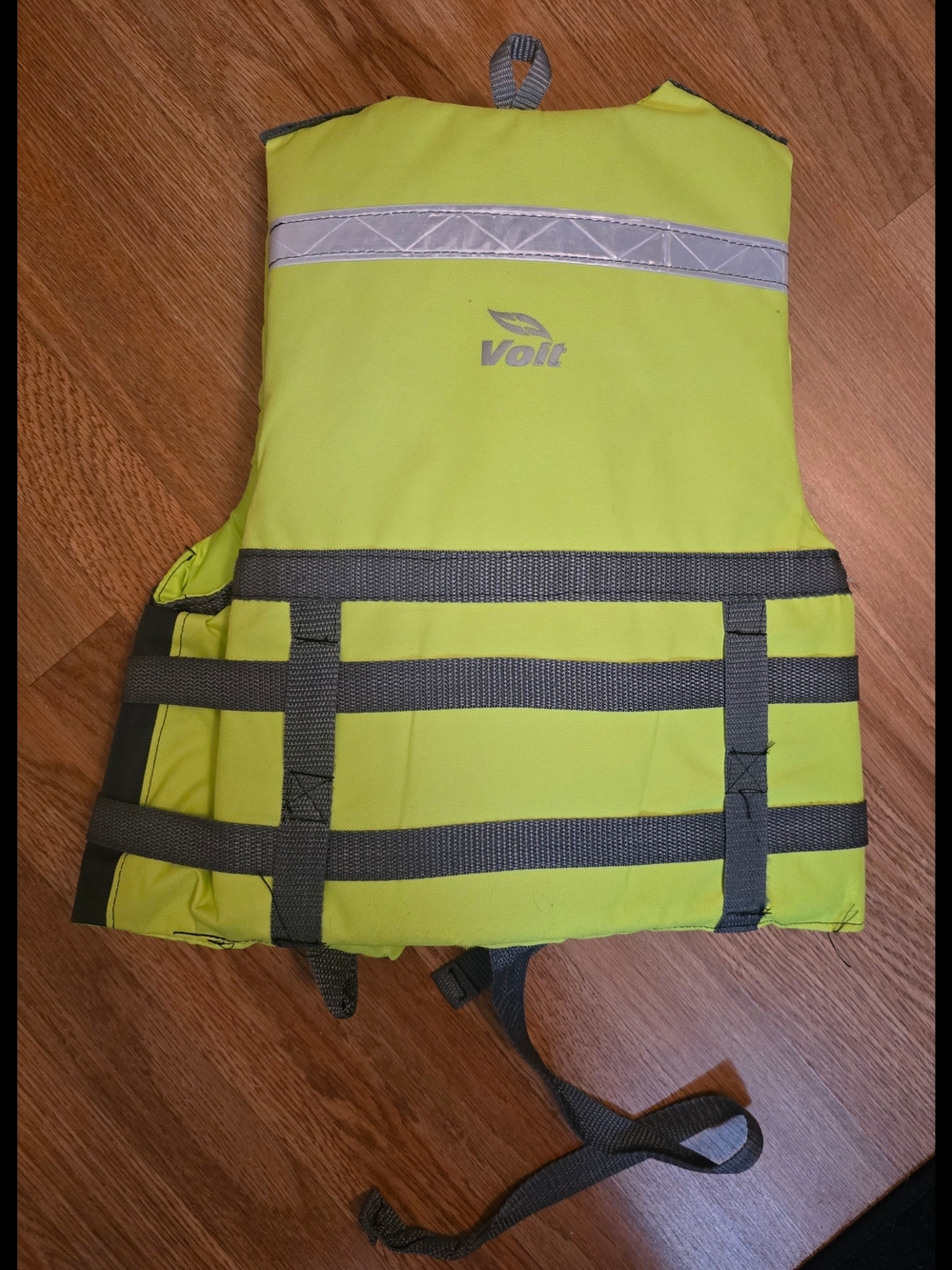 Volt Electric Yellow and Black Child Life Jacket - High Visibility Vest - Picture 4 of 4